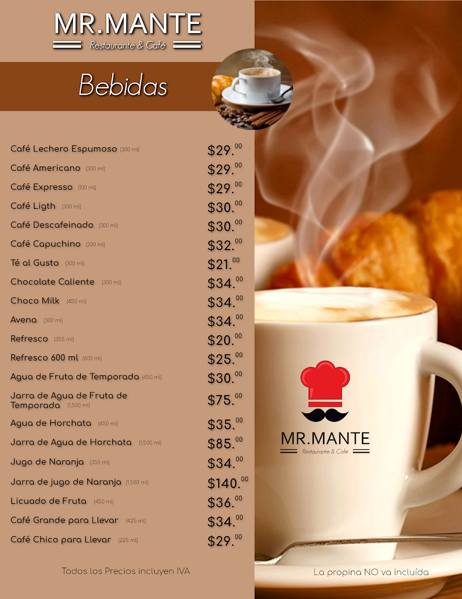 Mr. Mante Menu - Image 3