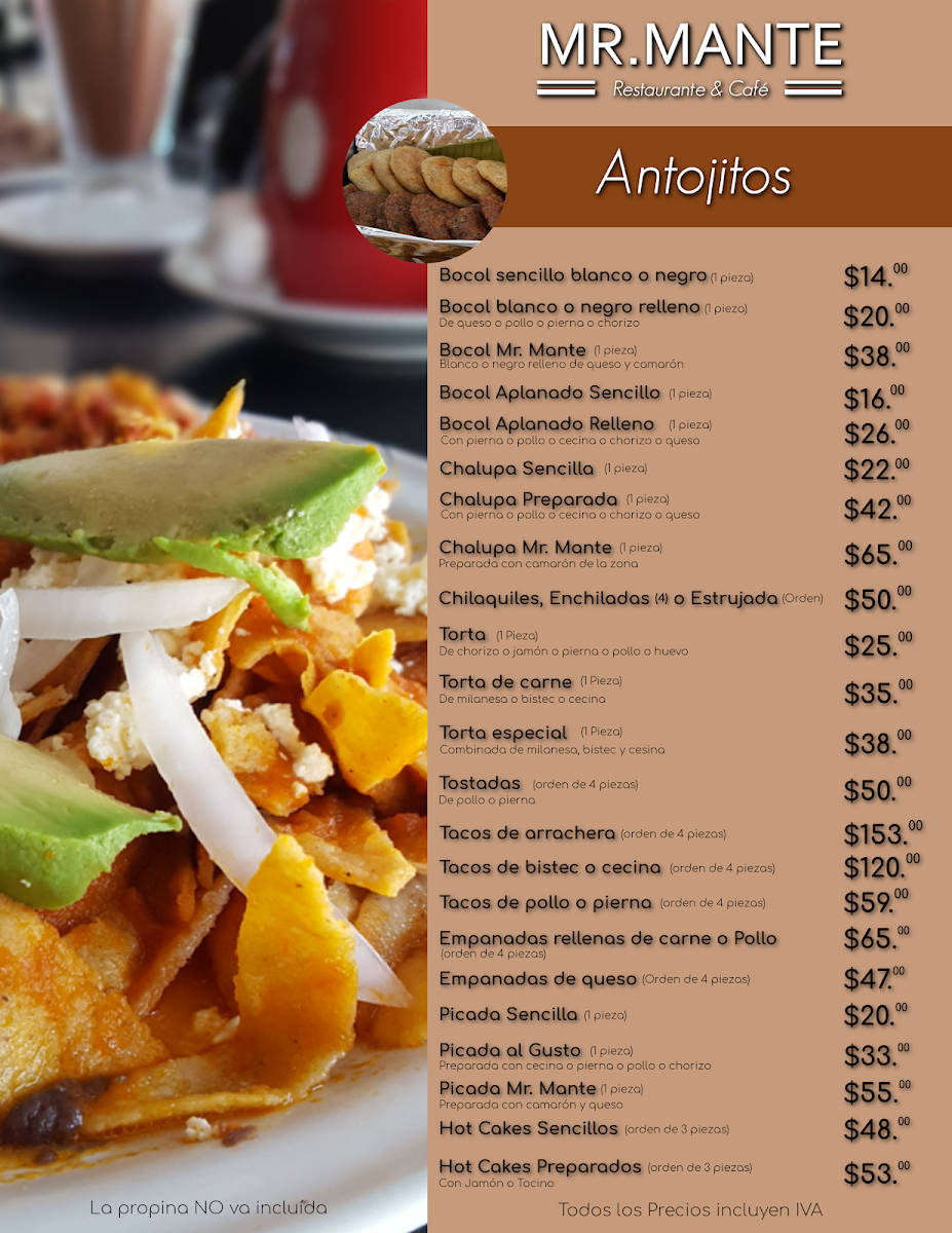 Mr. Mante Menu - Image 5